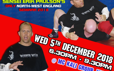 **CANCELLED** Erik Paulson UK Seminar on 5th December 2018