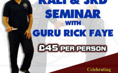 Rick Faye UK Seminar 2019 – SOLD OUT