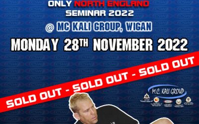 Erik Paulson UK Seminar 2022 at MC Kali Group, Wigan