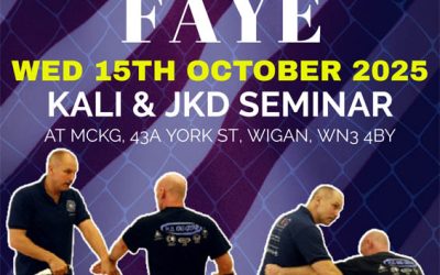 Guro Rick Faye Seminar in Wigan on 15th October 2025